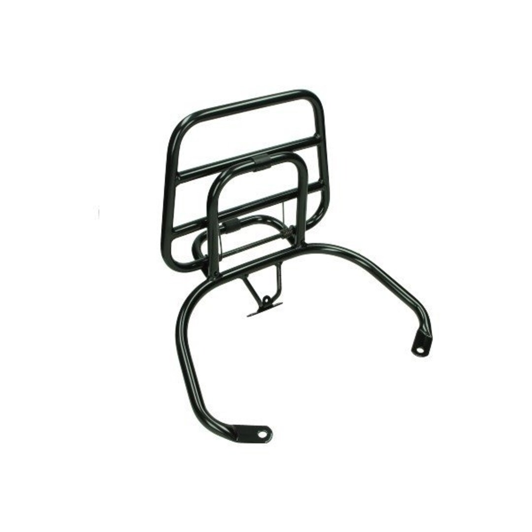achterdrager opklapbaar (made in EU) lx/vespa/vespa S glans zwart
