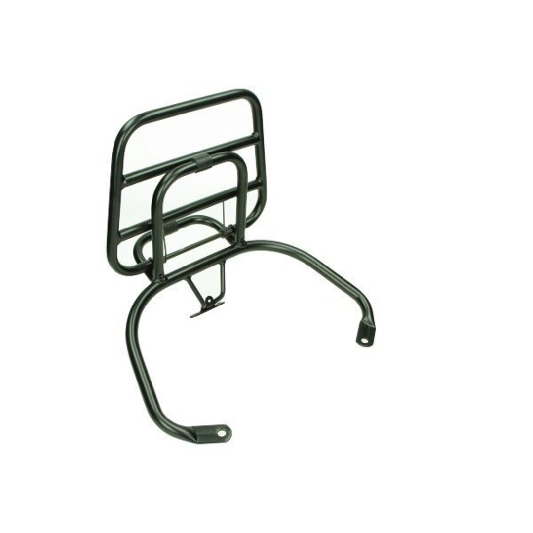achterdrager opklapbaar (made in EU) lx/vespa/vespa S mat zwart