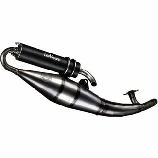 uitlaat cpl rev. e-keur tt black edition sco piaggio 2t blank/carbon leovinci