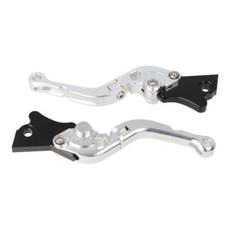 remgreepset verstelbaar cnc Vespa gts125/gts250/gts300cc zwart alu BGM