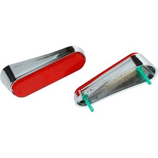 reflector + houder lx/lxv chroom links 1b006553