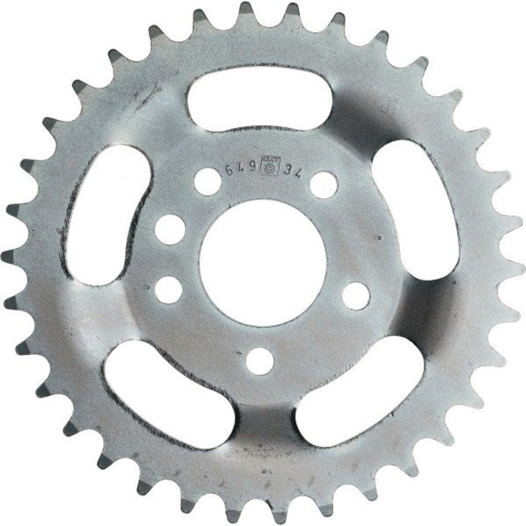 Puch achterkettingwiel puch ms50/mv50 34t 3/16 esjot 20-0649-34