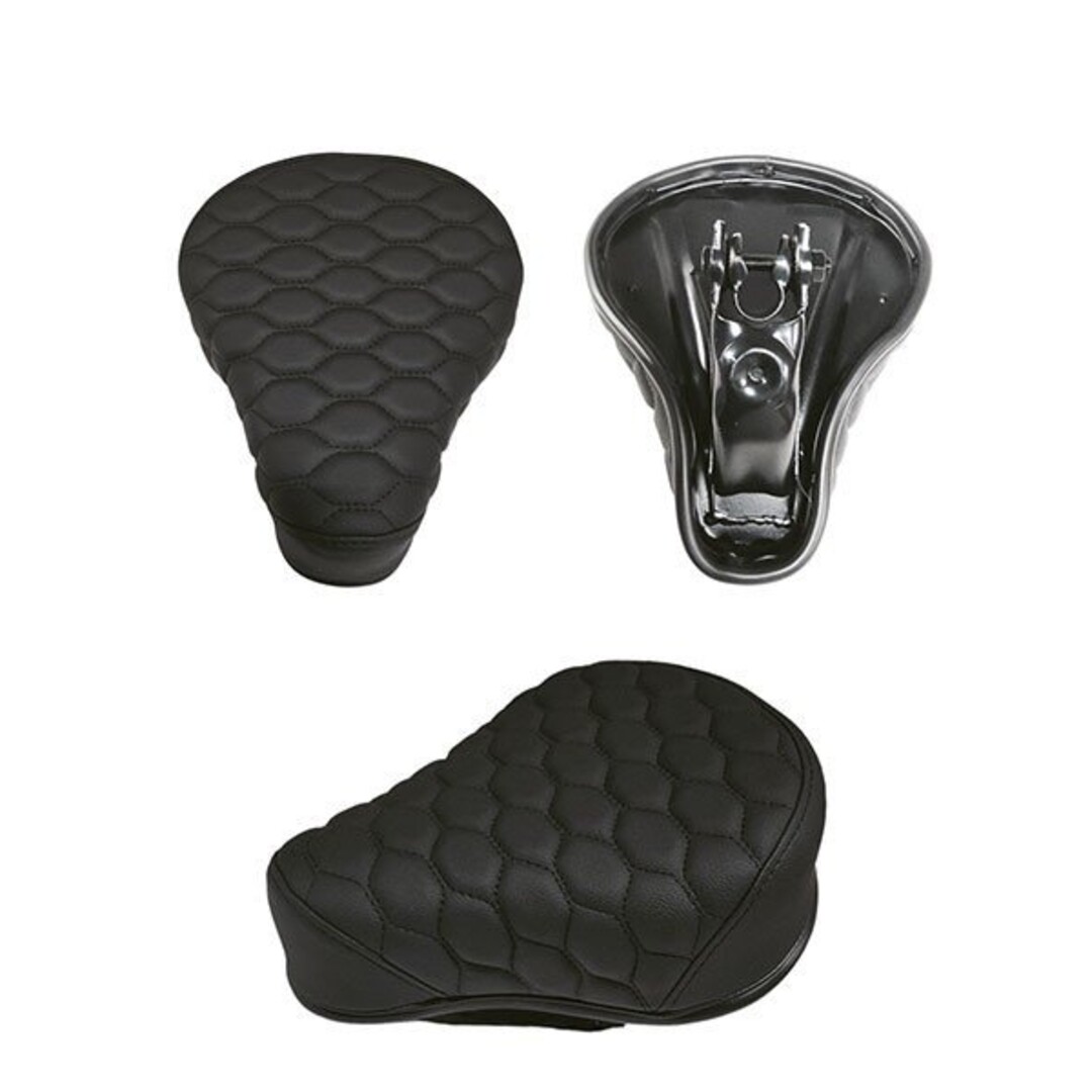 Puch zadel (made in EU) laag RS6 maxi/puch zwart/zwart