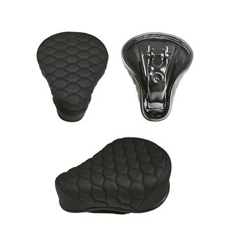 Puch zadel (made in EU) laag RS6 maxi/puch zwart/zwart