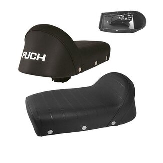Puch buddyseat kort met opdruk sport puch maxi zwart