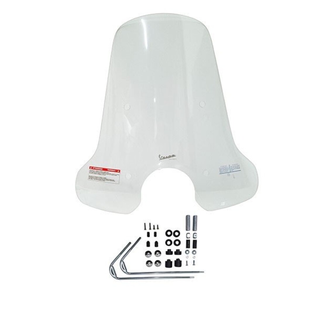 windscherm + bev. set hoog 2019-2022 gts125/gts250/gts300cc helder piag orig 1b006338