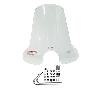 windscherm + bev. set hoog 2019-2022 gts125/gts250/gts300cc helder piag orig 1b006338
