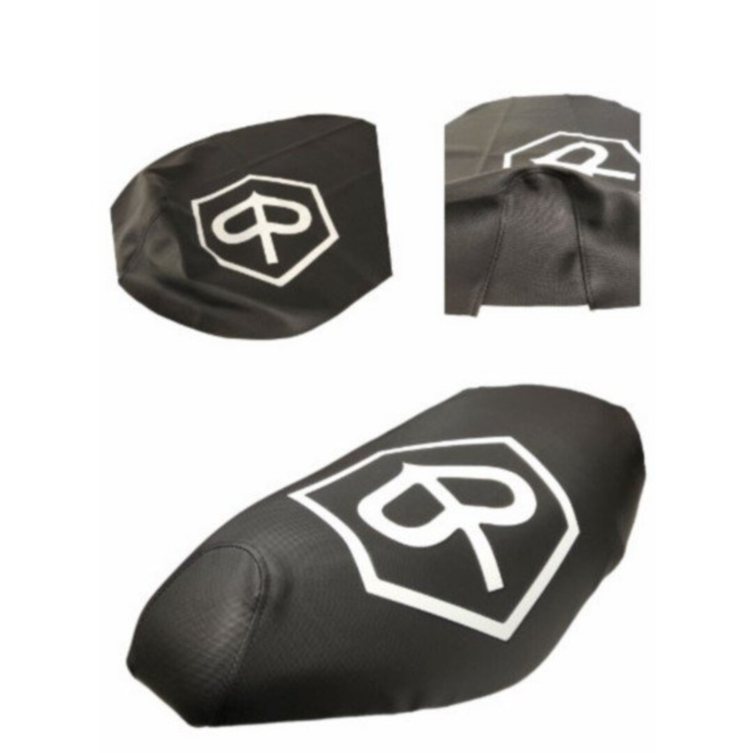 Piaggio buddydek + logo (made in EU) piag/zip2000sp zwart/wit