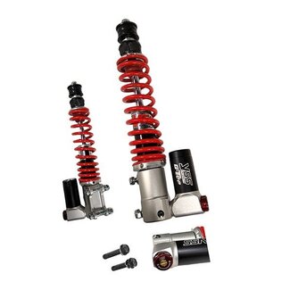 schokbreker voorvork gasgevuld v/a 2023 GTS300 euro-5 zwart/rood voor yss vu302-280trc-07-858