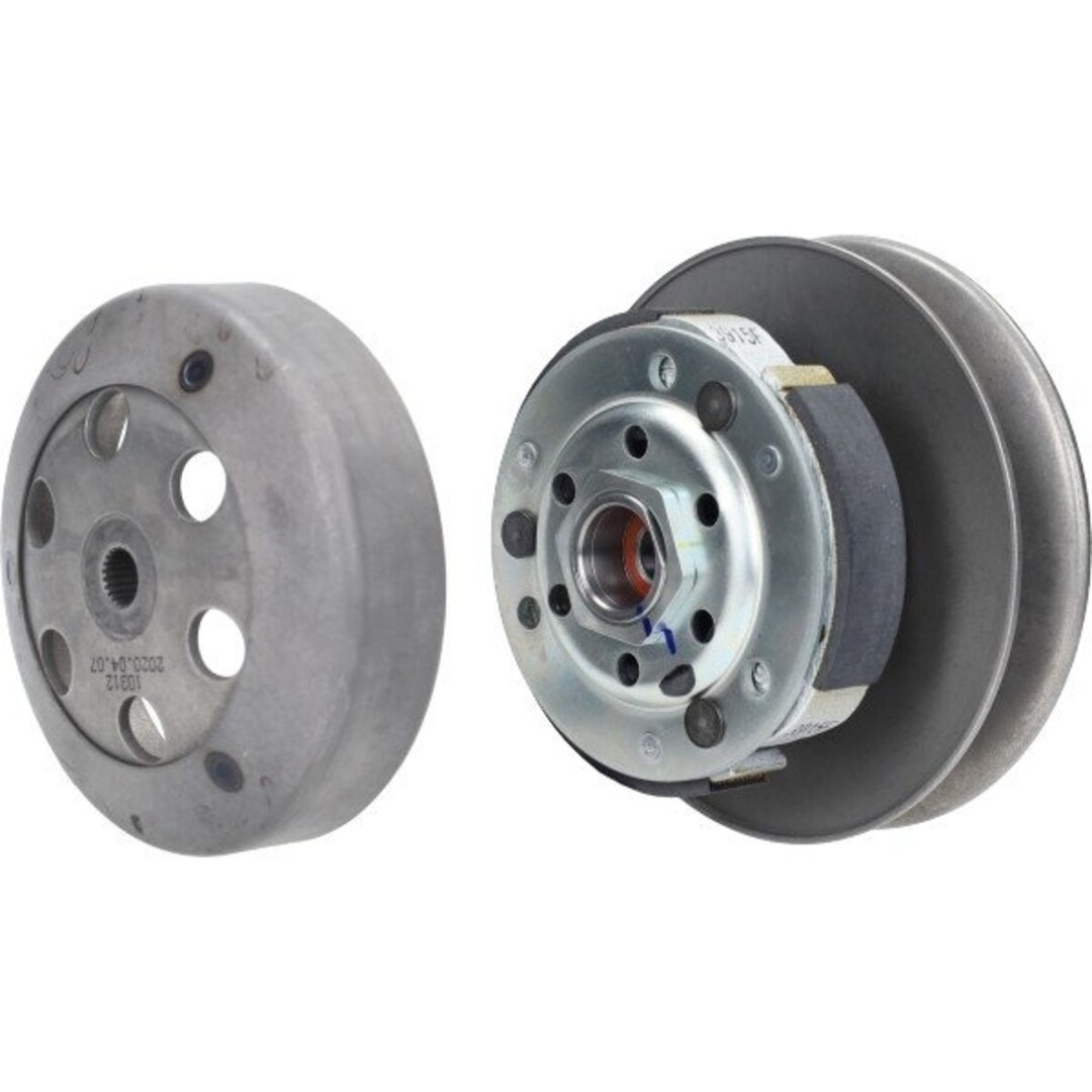 Piaggio koppeling compleet + huis orig sco pia2t/scopia-4T cm100112