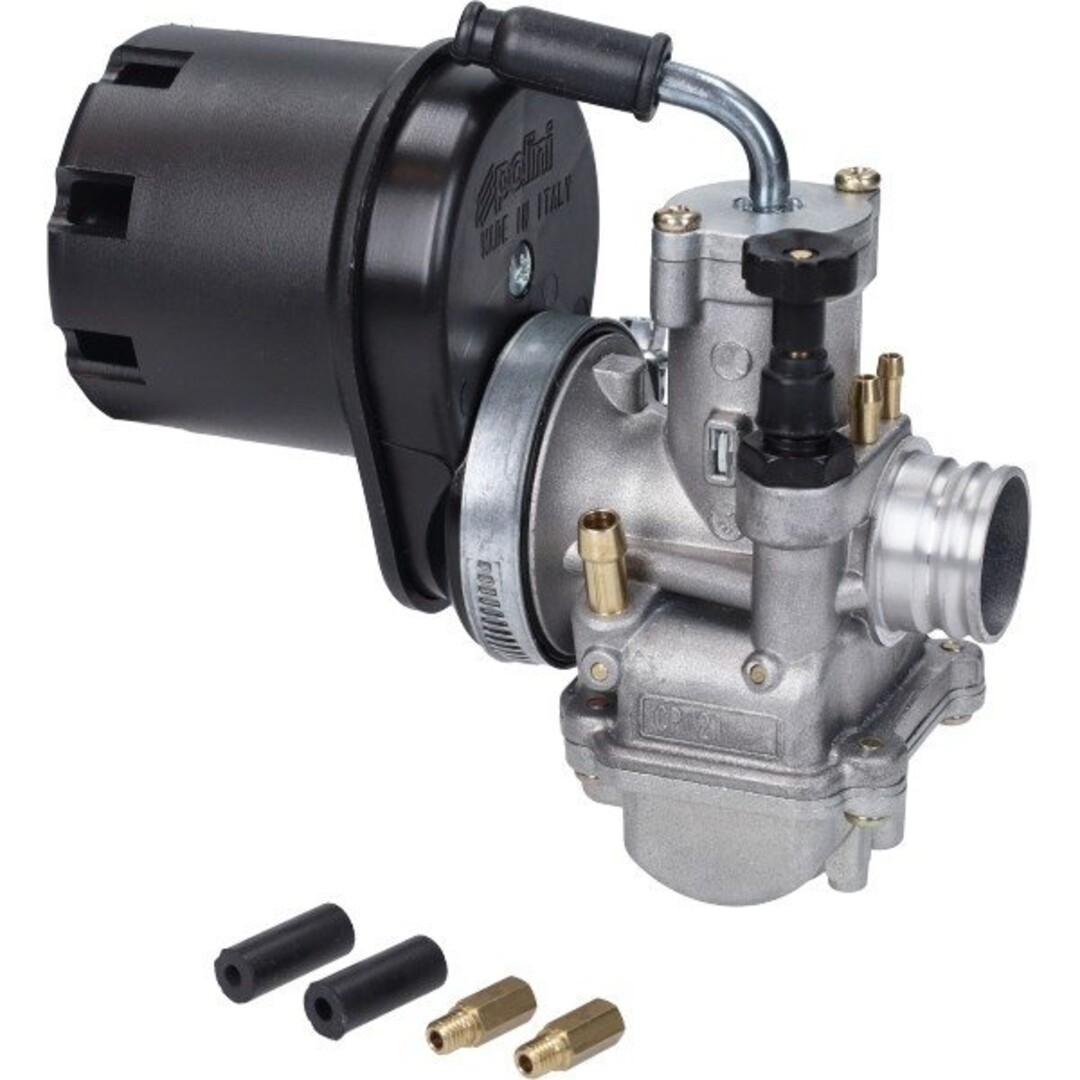 carburateurset + spruitstuk brom vespa/ciao/citta/si 21mm polini 201.2106