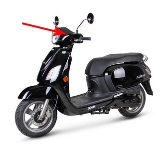 stuurkap fiddle 3 zwart orig 53205-xfa-000-kg