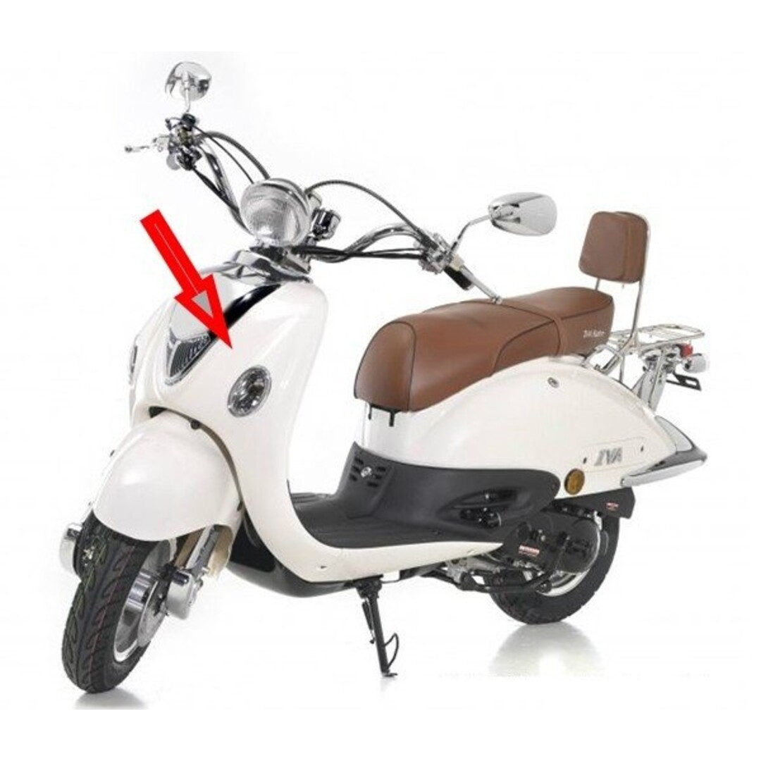 voorscherm china retro/torino wit metallic orig 70101001bzw