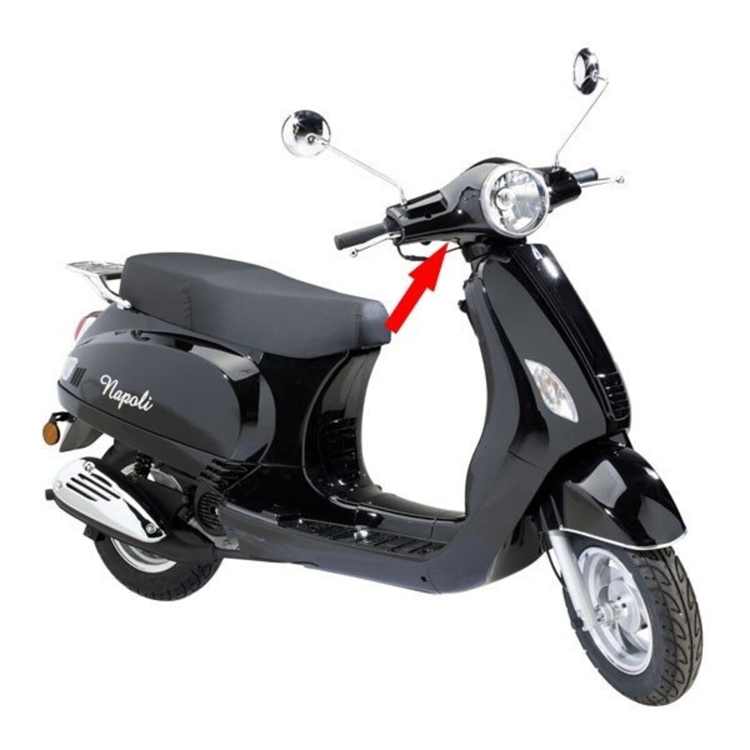 koplamphuis achterzijde chi lx/nap/vx50agm zwart