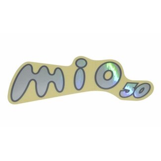 sticker sym zijscherm woord [mio50] chroom rechts orig 87125-a7a-000