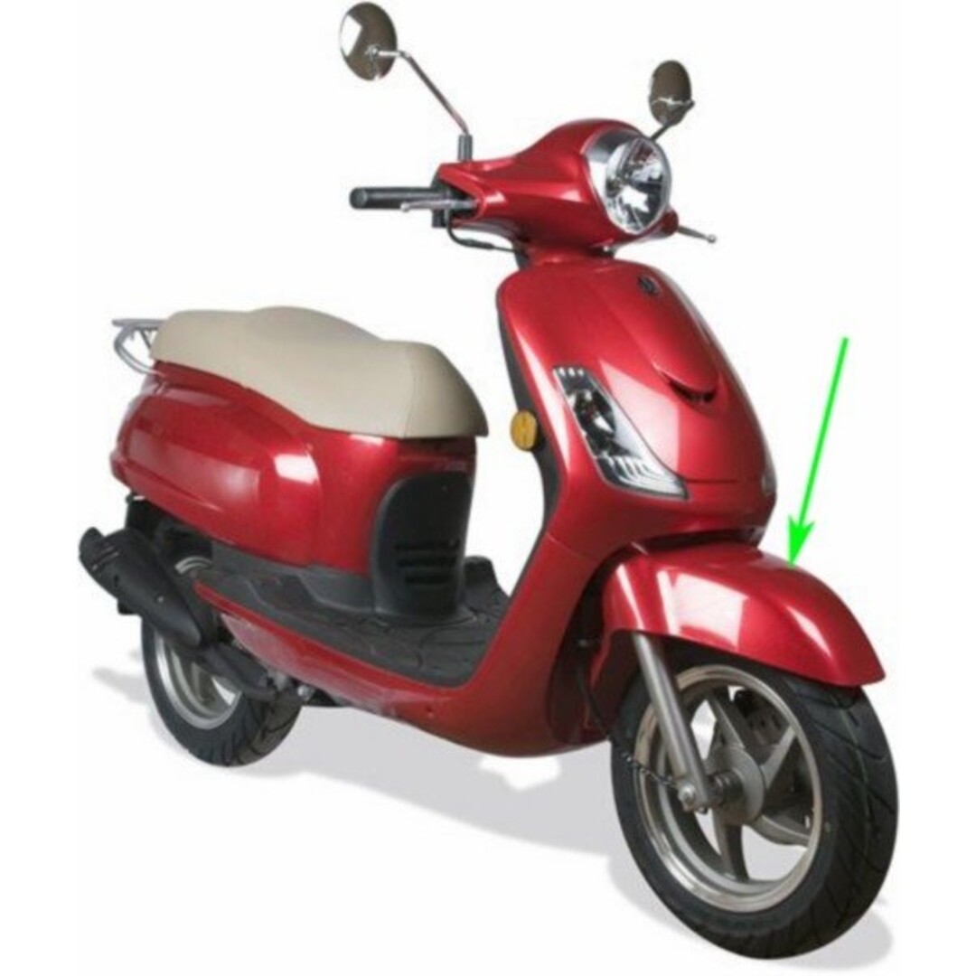 voorspatbord fid/fid2 rood orig 61100-ala-000-rd