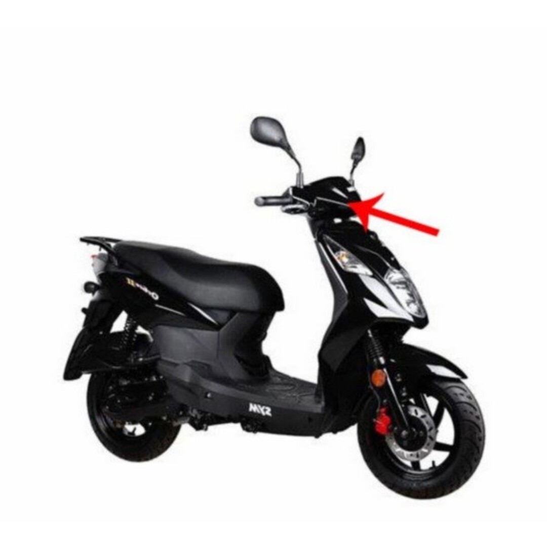 stuurkap orb2/xpro zwart orig 53205-aaa-000-kg