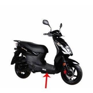 onderspoiler orb2/xpro zwart orig 50613-abf-000