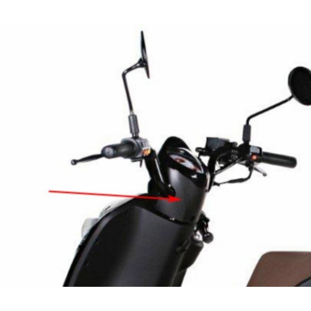 stuurkap achterzijde mio zwart ongespoten orig 53206-a7a-000-ka