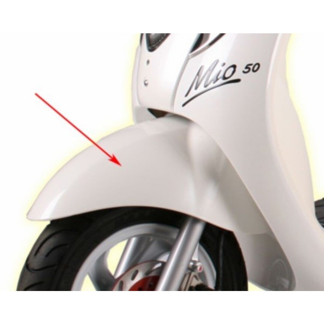 voorspatbord mio wit orig 61100-a7a-000-qa