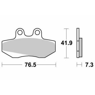 remblokset gpr/mrx/rx/smx/xr6 voor sbs 148hf