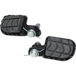 Voetsteunset aluminium CNC zwart voor Beta RR 50 – set voetsteunen links en rechts, extra grip en stevigheid