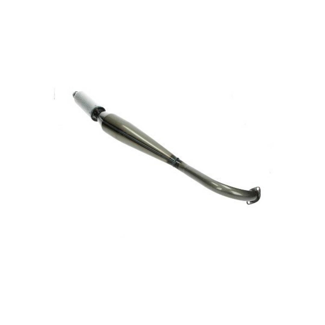 Puch uitlaat lang (made in EU) maxi/puch blank tecno