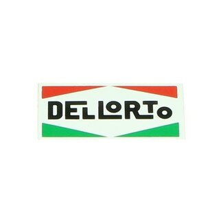 Dellorto sticker dellorto klein 6x3 dellorto origineel