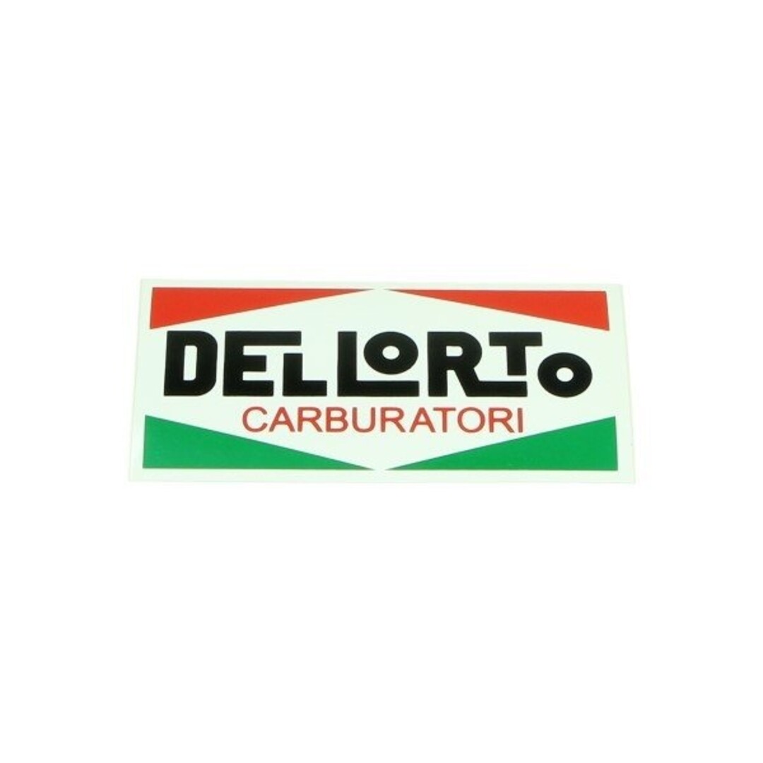 Dellorto sticker dellorto groot 12x6 dellorto origineel