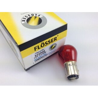 lamp 12V 21/5W ba15 rood bosma