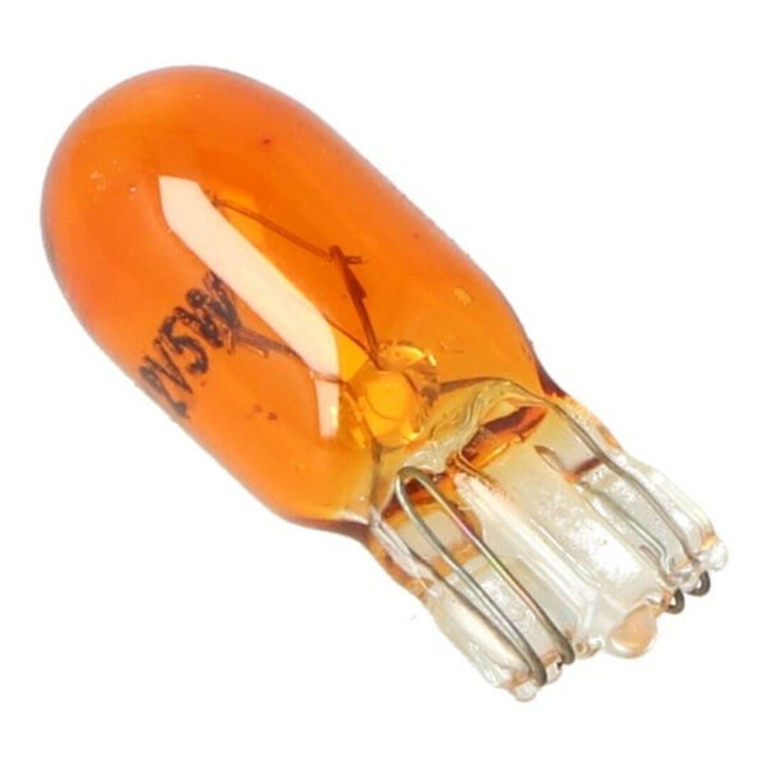 Piaggio lamp 12V wedge 5W r.a.w. achter gts300/gtv/mp3-300/mp3-400/zip4t oranje piag orig 581904 2pcs