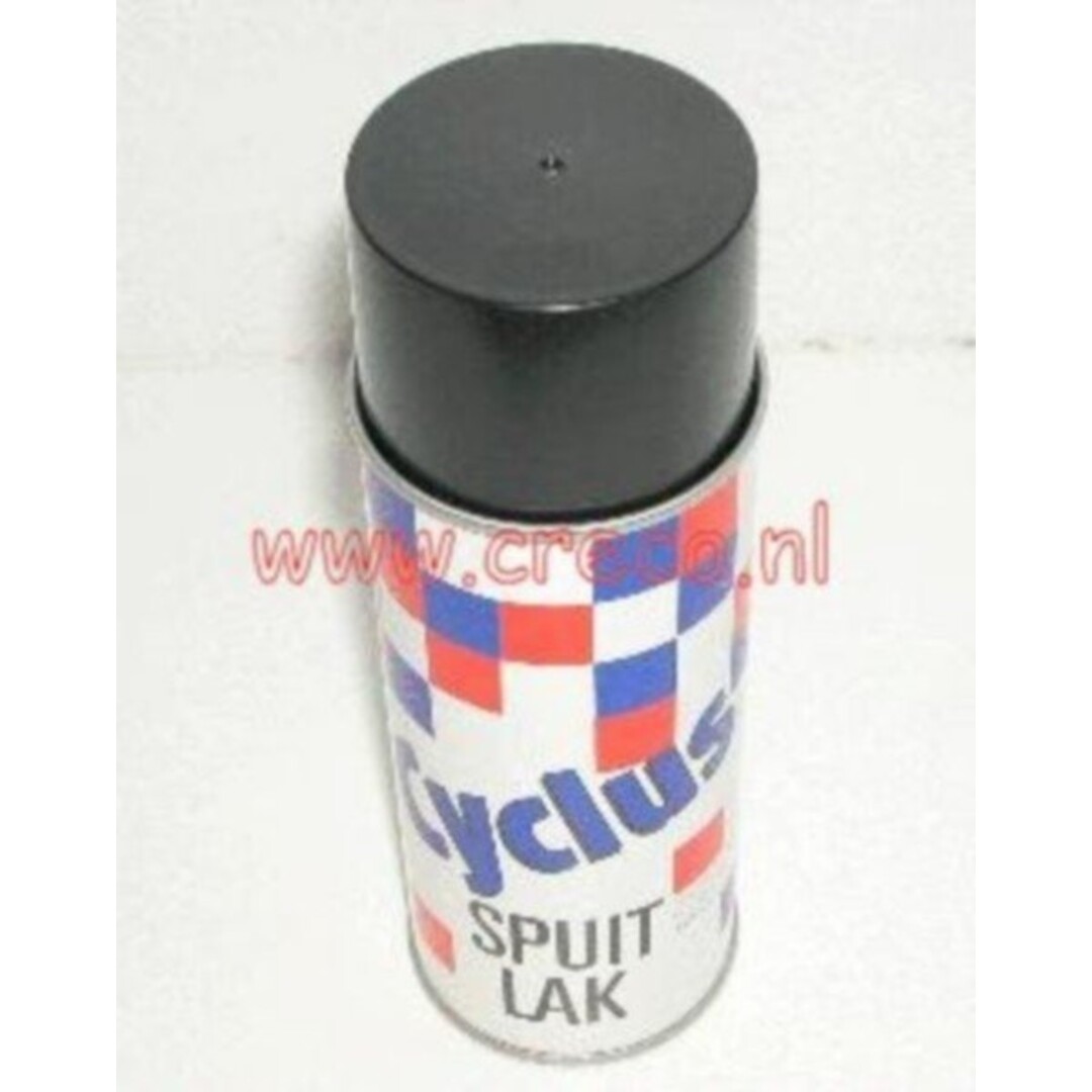 spuitlak 400mL spuitbus zwart glans