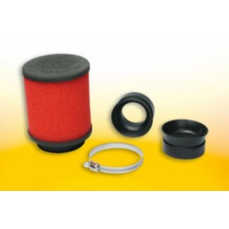 powerfilter red filter e16 rond 42/50/58.5mm malossi 0413435