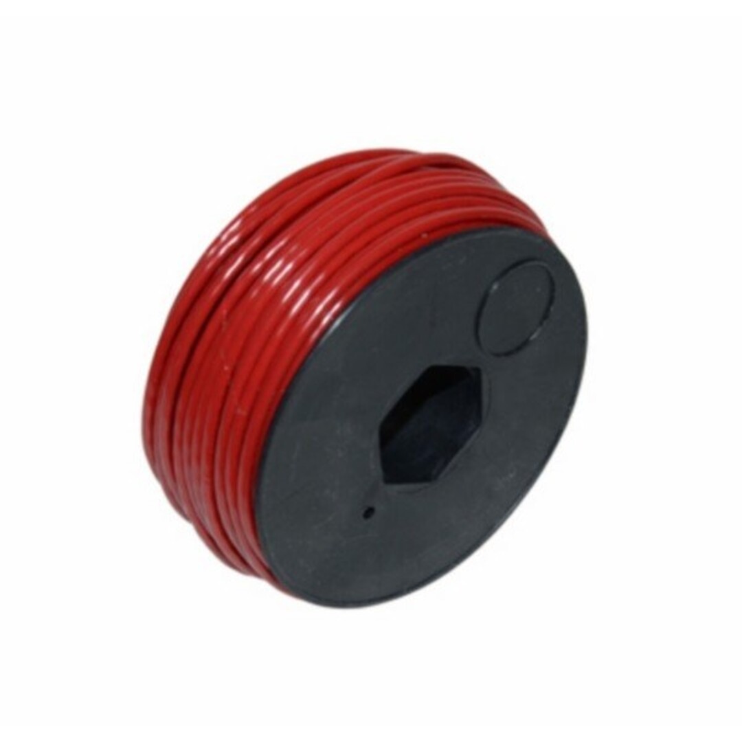 electrisch draad 30m rood per rol