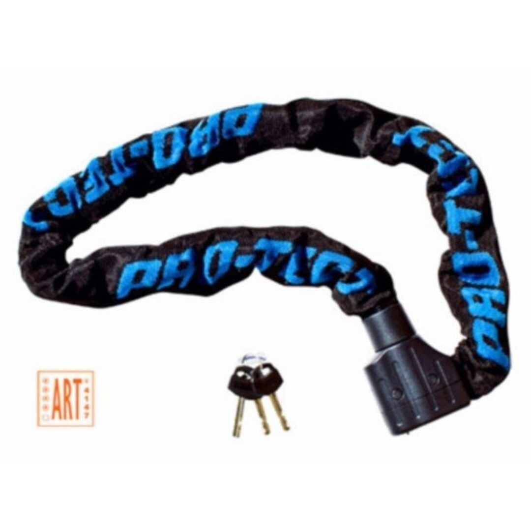 Pro-tect slot ketting art 4-sterren + vaste kop sapphire 120cm pro-tect 419270