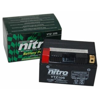 Accu Nitro YTZ10S GEL – 12V 8,6Ah China LX & 4T scooters