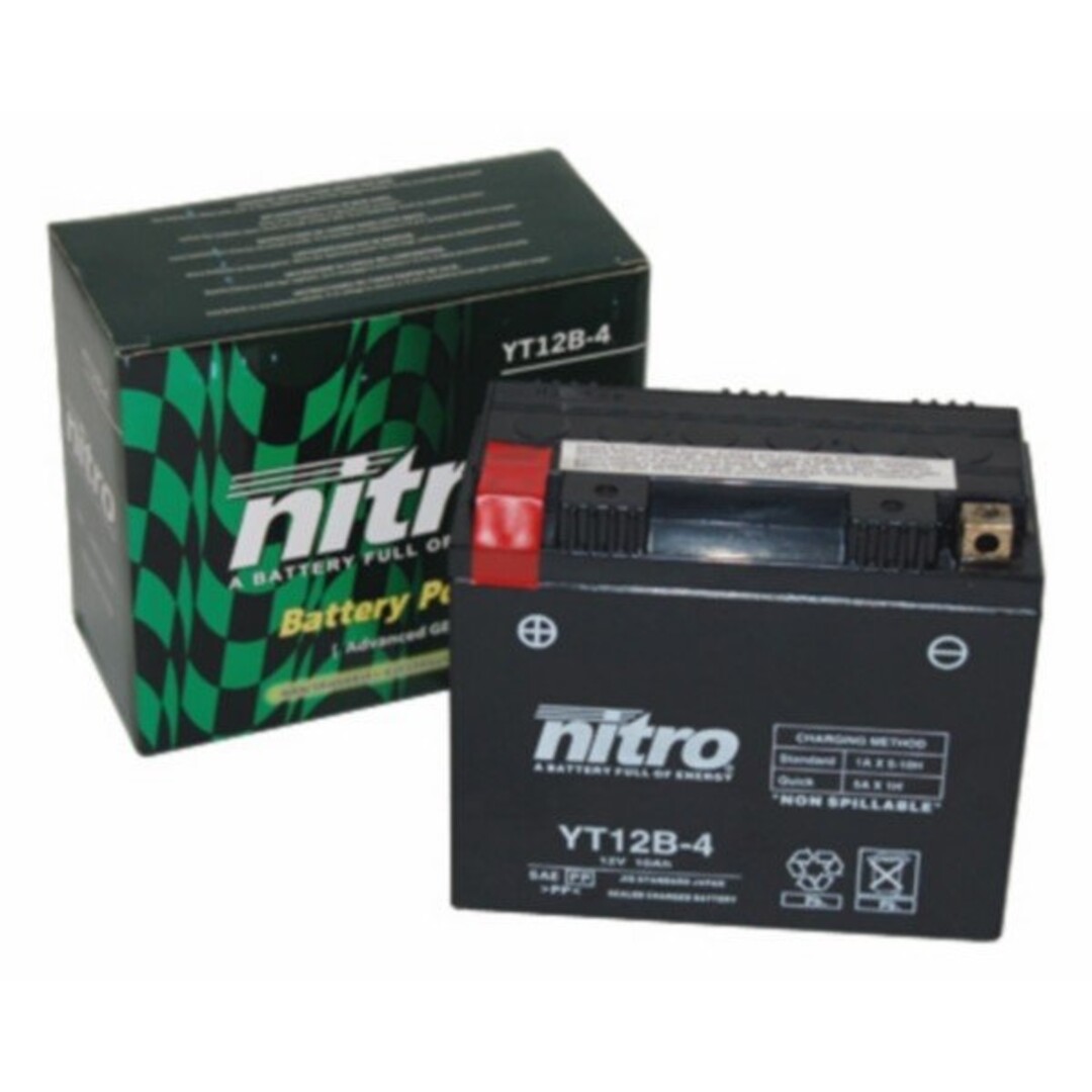 accu nt12b-4/yt12b-4 sla/gel 10amp nitro