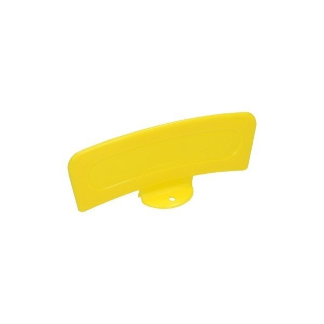 plaatje op voet universeel geel