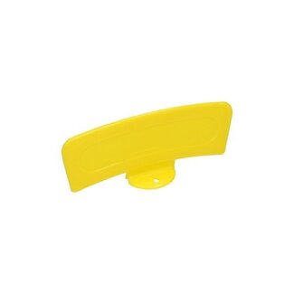 plaatje op voet universeel geel