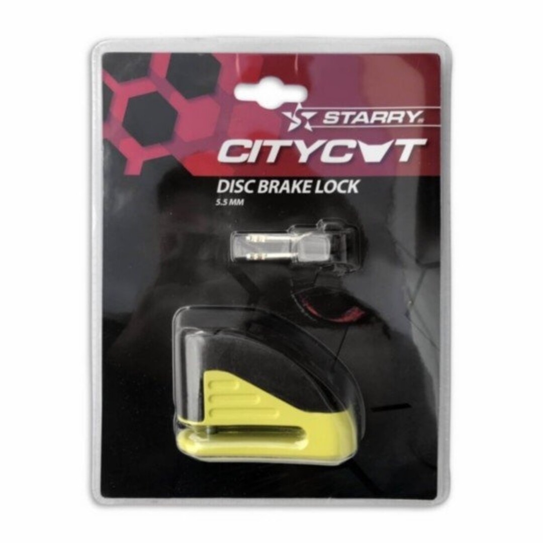 slot schijfrem 5.5mm geel starry