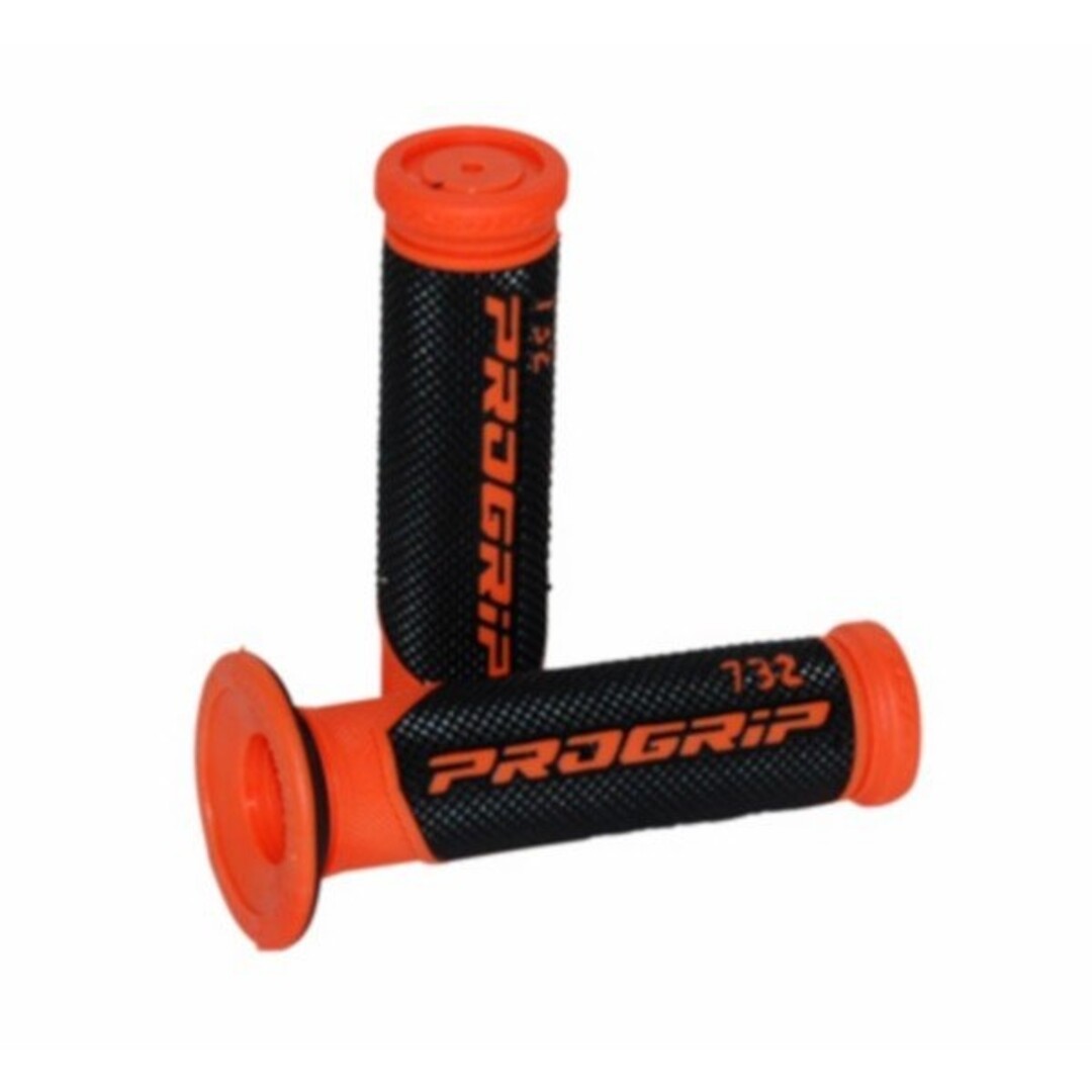 handvatset scooter zwart/oranje progrip 732