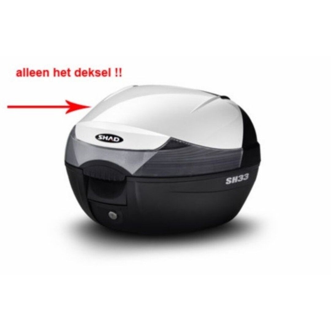 deksel topkoffer sh33 wit shad