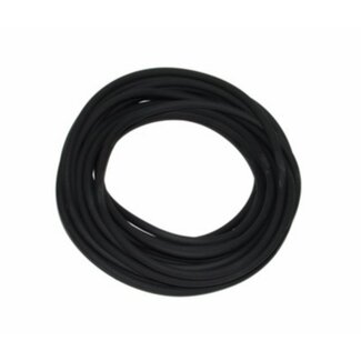 benzineslang rubber vacuum 4x7mm zwart per rol 10m