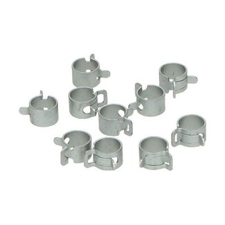 Klem benzineslang 8 mm 10 stuks