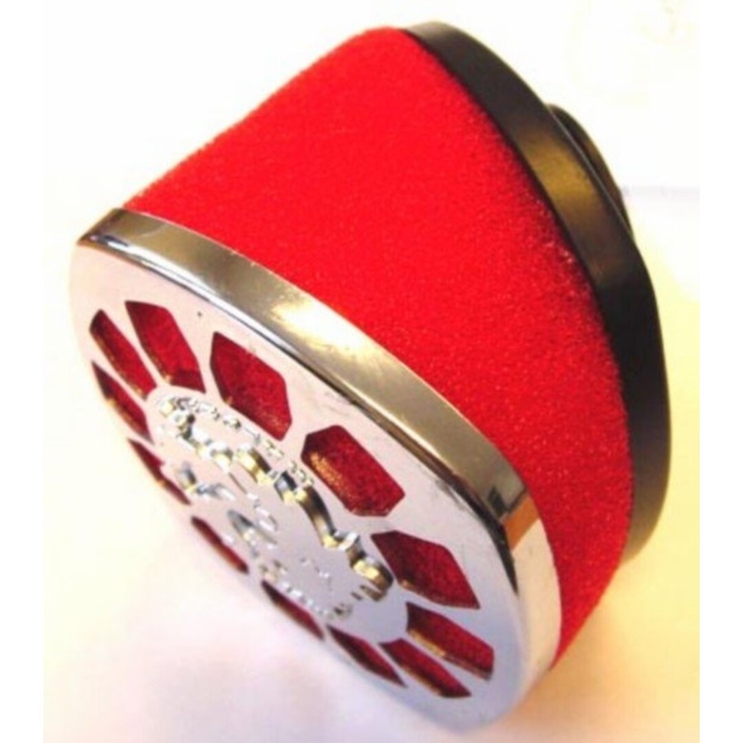 Malossi powerfilter e14 schuin 32mm chroom/rood malossi mhr 0411459