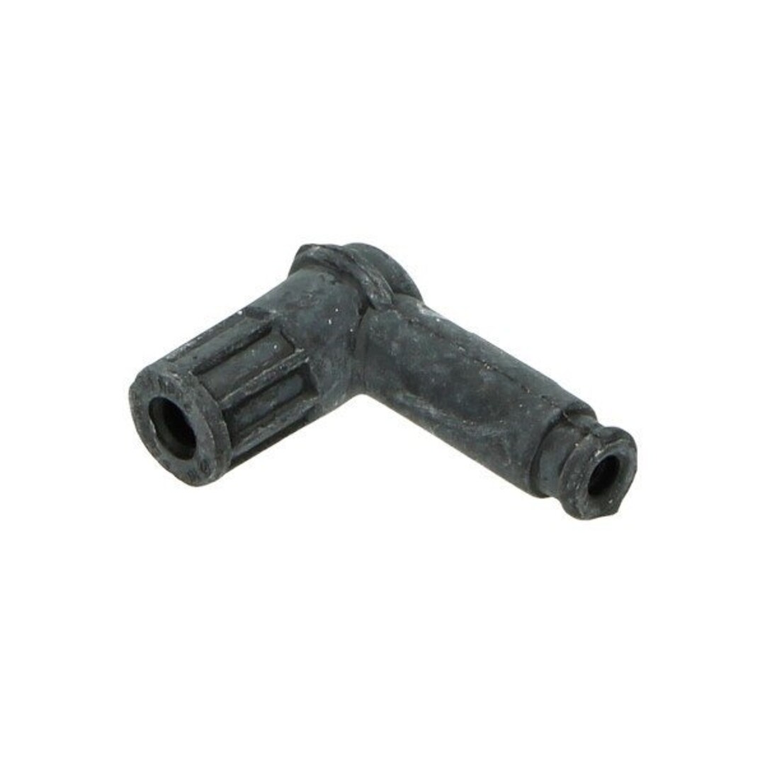 Bougiedop Polini silicone zwart 5k Ohm Ø12mm – Groot gat (246.021)