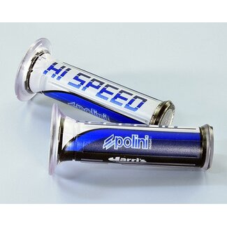 handvatset hi-speed blauw/wit polini 341.0033
