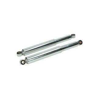 schokbrekerset dicht bromfiets 370mm chroom