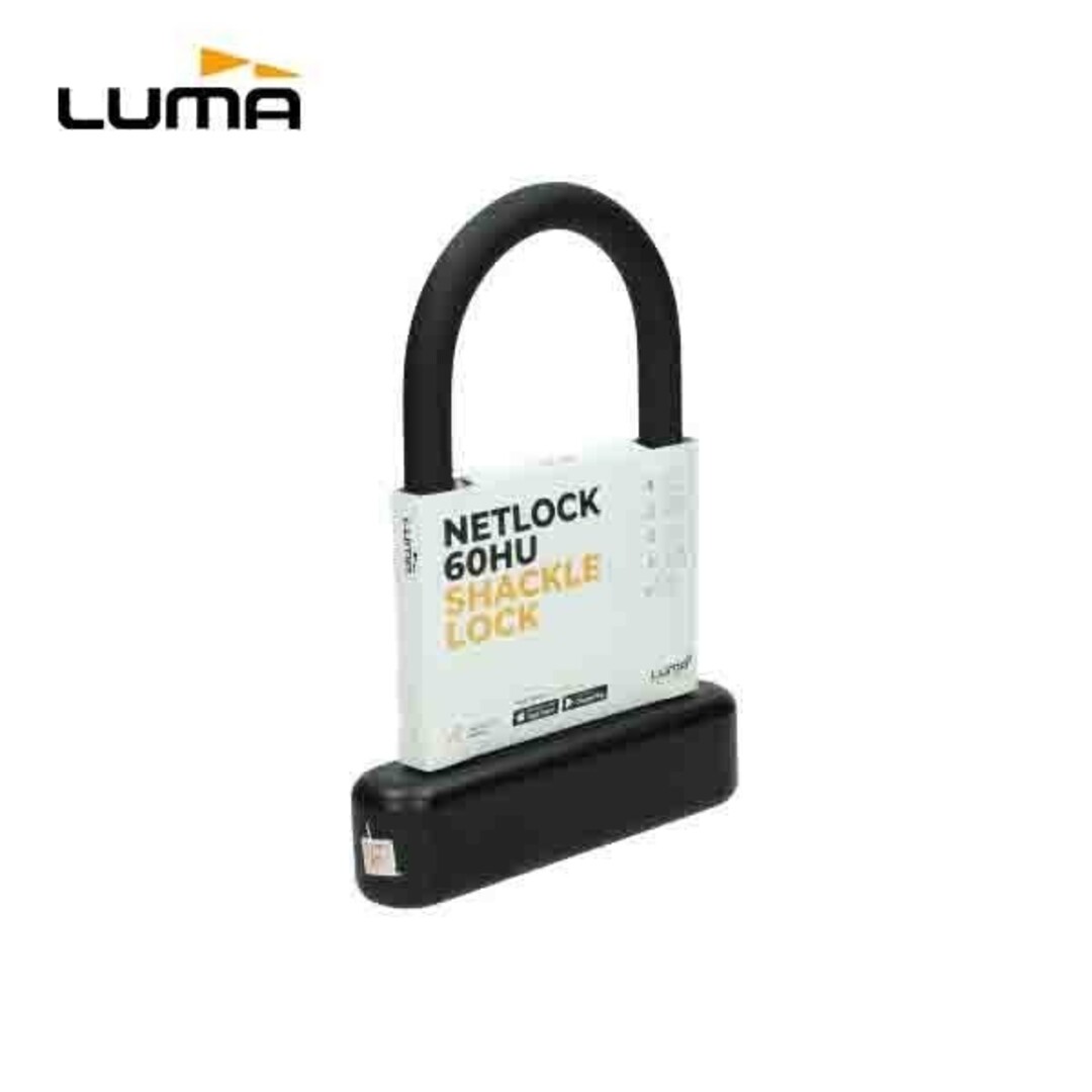 Luma slot beugel art 3-sterren + met alarm en gps app op telefoon 245mm zwart luma 60hu