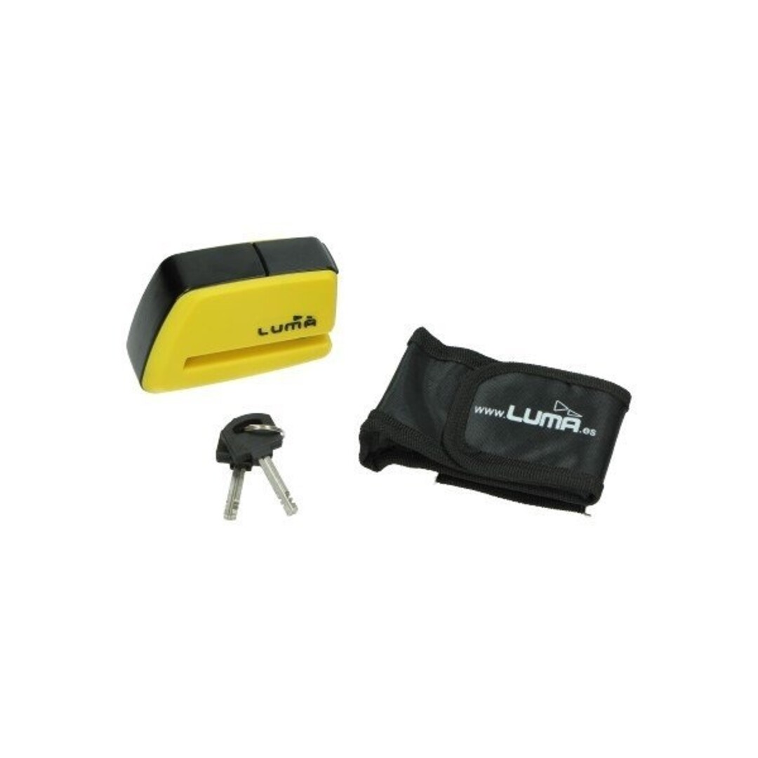 Luma slot schijfrem + tasje 5mm pen geel luma 91d